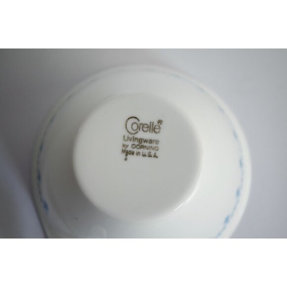 Corelle Snowflake Vintage Mugs Lot of 8 Hook Handles Handle - Picture 7 of 8